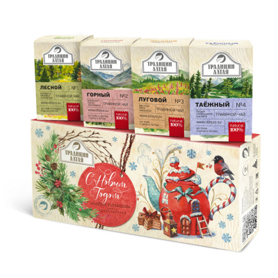 Подарочный набор травяных чаёв «Чайная коллекция»