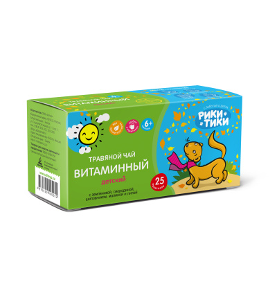 Рики Тики Травяной чай детский «ВИТАМИННЫЙ» 